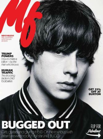 Jake Bugg on the cover of Fabulous Magazine
