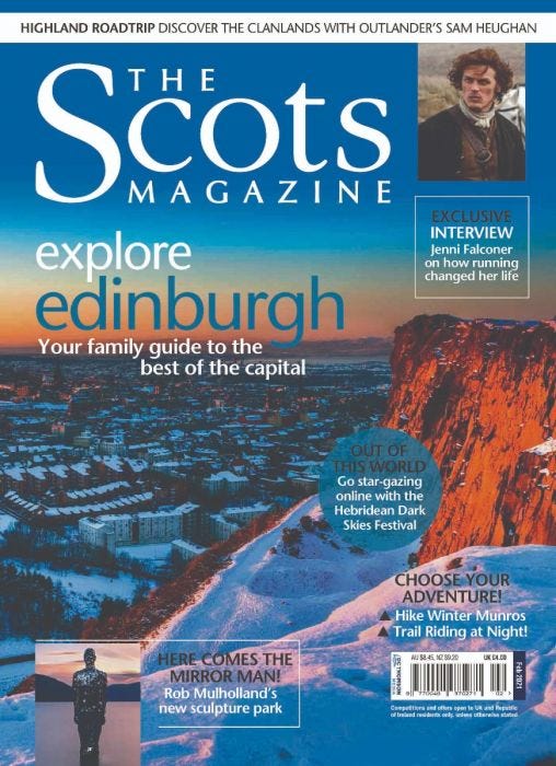 The Scots Magazine February 2021: Sam Heughan Outlander
