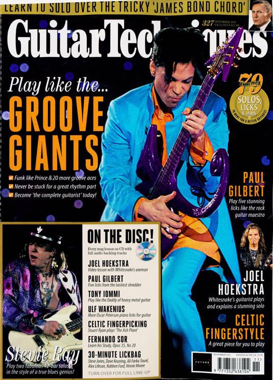 Guitar Techniques Magazine November 2021 Prince Cover Story