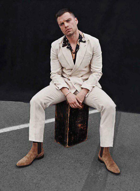 US GQ Magazine May 2018 Sebastian Stan Photo Shoot (USA Only)