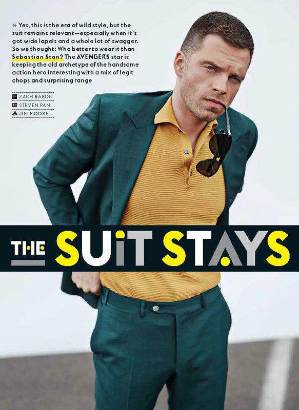 US GQ Magazine May 2018 Sebastian Stan Photo Shoot
