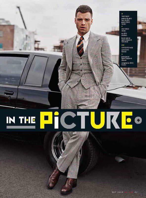 US GQ Magazine May 2018 Sebastian Stan Photo Shoot