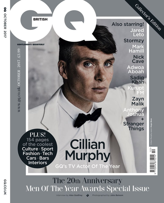 UK GQ Magazine October 2017 Cillian Murphy UK Cover Edition 1 of 9 Covers