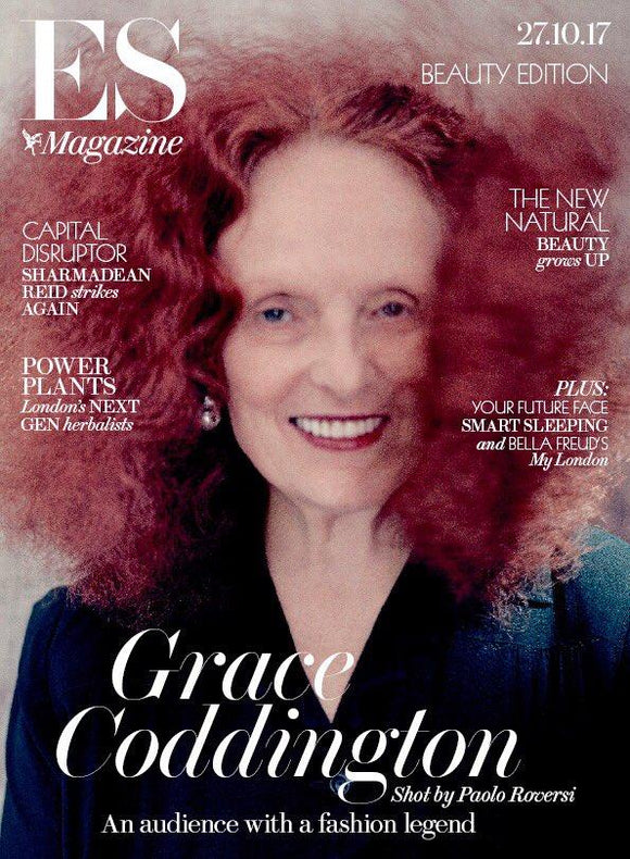 Grace Coddington on the cover of London ES Magazine