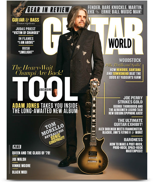adam jones tool gear Guitar World Magazine October 2019 Adam Jones (Tool) Exclusive Interview