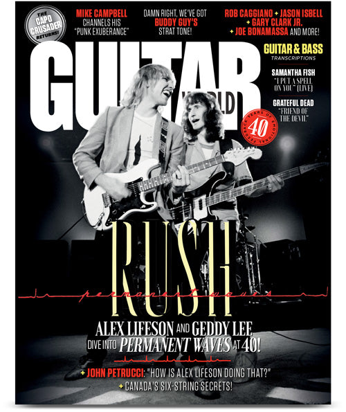 Guitar World October 2020 Rush (Alex Lifeson & Geddy Lee) Pre-Order