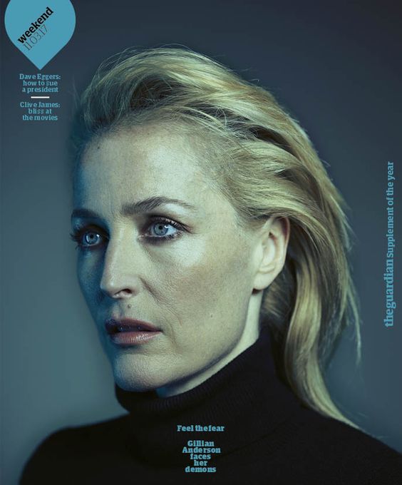 UK Guardian Weekend Magazine March 2017 Gillian Anderson Cover