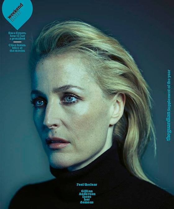 UK Guardian Weekend Magazine March 2017 Gillian Anderson Cover