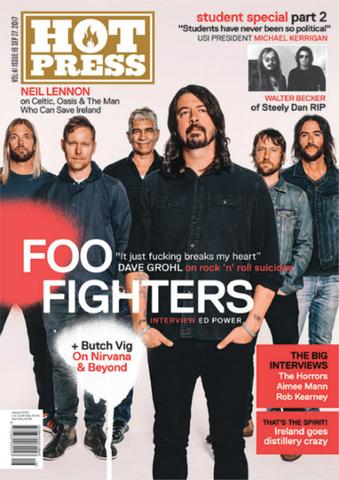 HOT PRESS Magazine #4116 Dave Grohl The Foo Fighters Cover Story