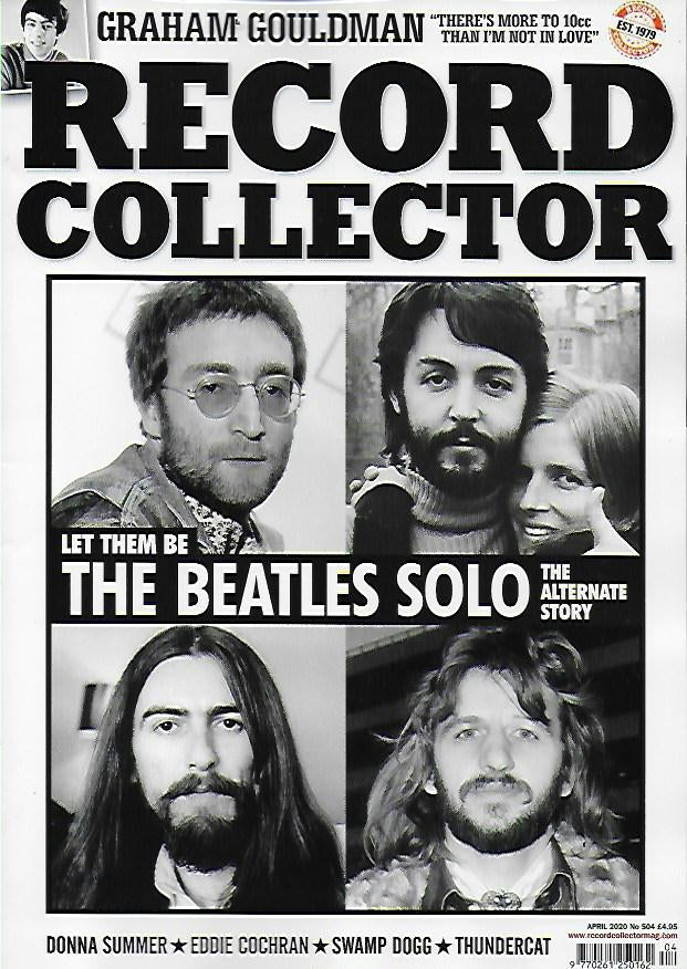 RECORD COLLECTOR magazine April 2020 - THE BEATLES Paul McCartley Eddie Cochran
