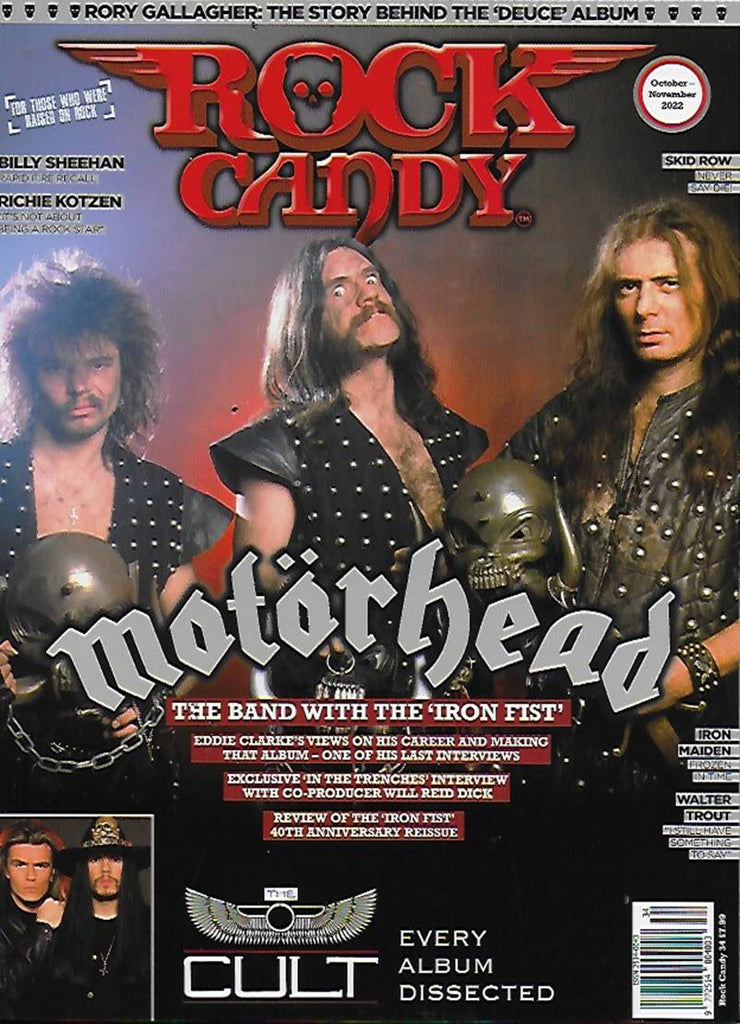 ROCK CANDY #34 October/November 2022 MOTORHEAD Lemmy Cover