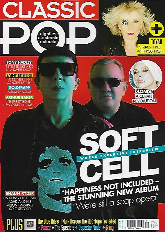 Classic Pop magazine #71 Sep/Oct 2021 Soft Cell Marc Almond interview