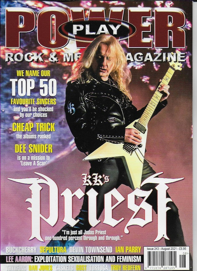 Powerplay Magazine #243 August 2021 JUDAS PRIEST K. K. Downing DEE SNIDER
