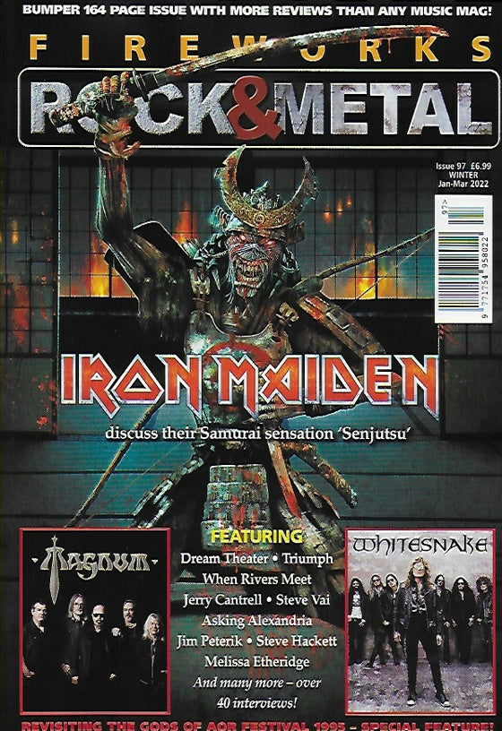 Fireworks magazine #97 Winter 2021 Iron Maiden Senjutsu