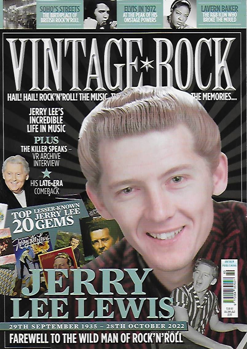Vintage Rock Magazine Issue 60 JERRY LEE LEWIS COVER FEATURE