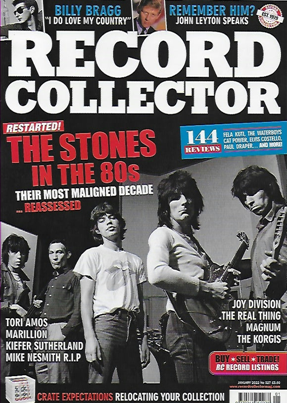 Record Collector – No.527 / January 2022 THE ROLLING STONES Tori Amos Marillion