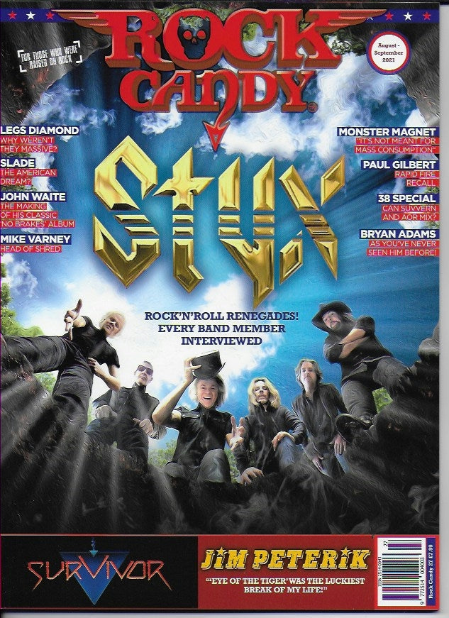 Rock Candy Magazine Issue 27: STYX EVERY BAND MEMBER INTERVIEWED