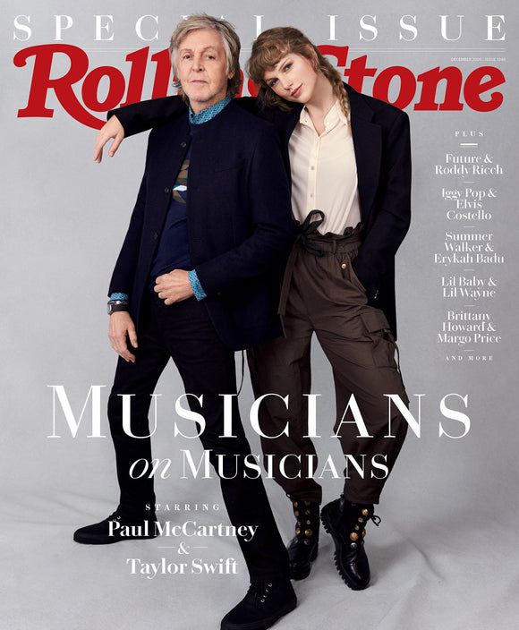 US Rolling Stone Magazine December 2020 Taylor Swift & Paul McCartney
