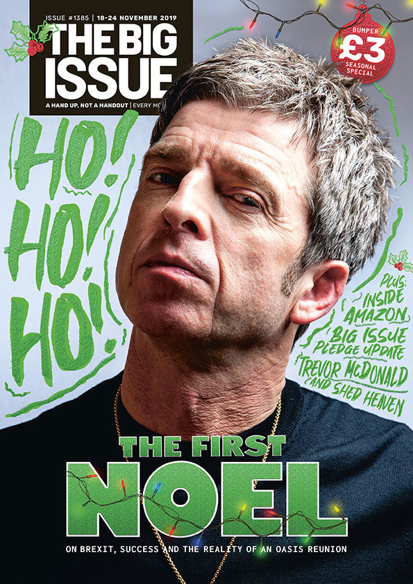 Big Issue Magazine November 18th 2019: Noel Gallagher (Oasis) Karen Gillian