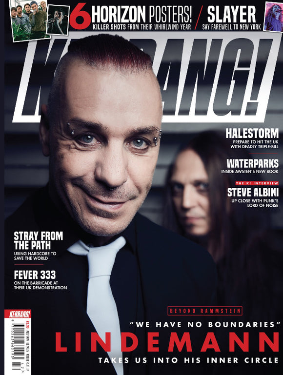 Kerrang! Magazine November 2019 Till Lindemann (Rammstein)
