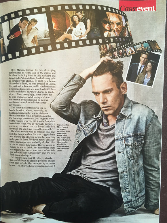 UK Event Magazine July 2018: JONATHAN RHYS MEYERS Cover Exclusive Interview