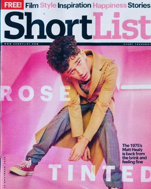 UK Shortlist Magazine November 2018 Matty Healy The 1975