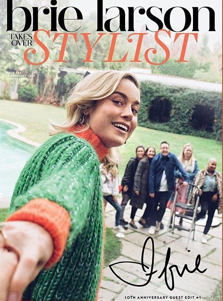UK Stylist Magazine February 2019: Brie Larson takes over