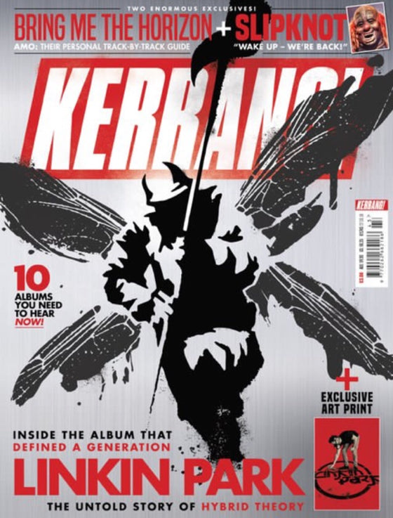 UK Kerrang! Magazine October 2018: Linkin Park - Hybrid Theory & Exclusive Art Print - Greta Van Fleet