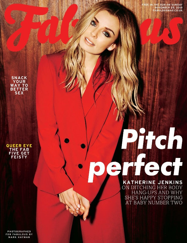 UK Fabulous Magazine November 2018: Katherine Jenkins Cover