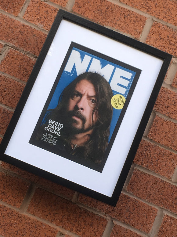 UK NME Magazine 2017: DAVE GROHL (The Foo Fighters) Limited Framed Edition