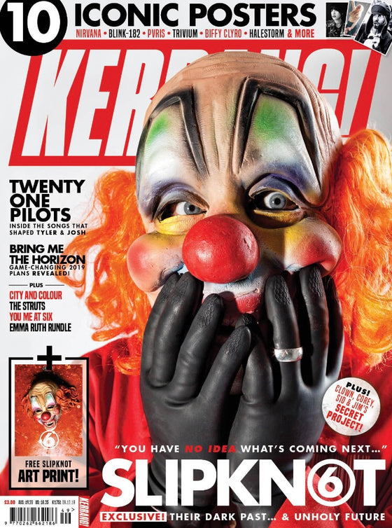 Kerrang! Magazine December 2018 Slipknot Cover & Exclusive Art Print