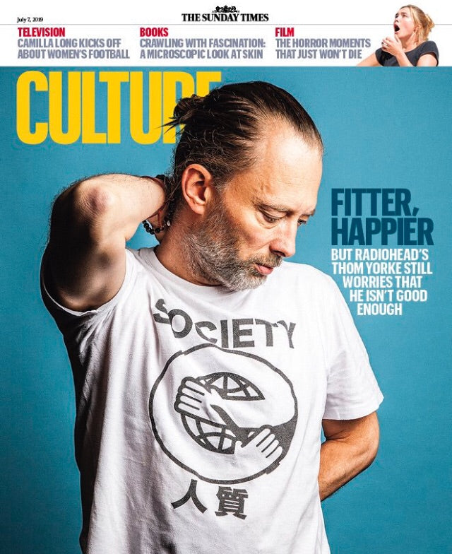 THOM YORKE COVER & INTERVIEW SUNDAY TIMES UK CULTURE MAGAZINE 2019 RADIOHEAD
