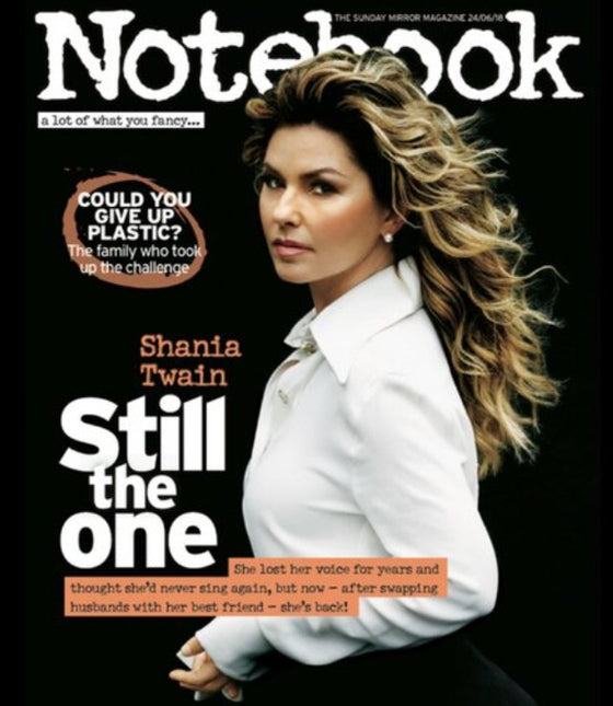 UK Notebook Magazine June 2018 Shania Twain Cover