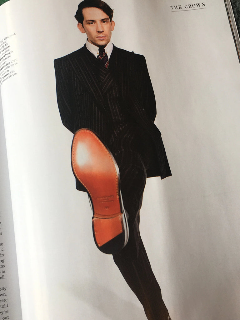 British GQ Magazine December 2019: JOSH O'CONNOR THE CROWN