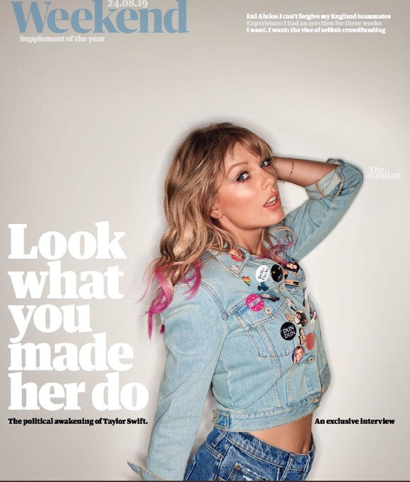 GUARDIAN WEEKEND August 2019 Taylor Swift cover and interview