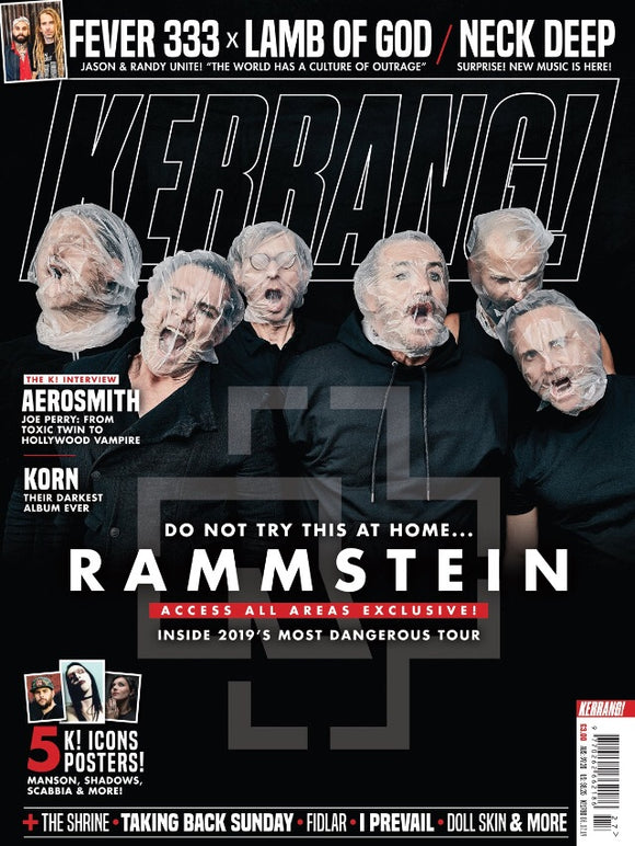 KERRANG! magazine July 2019: Rammstein - Access All Area - Marilyn Manson Korn