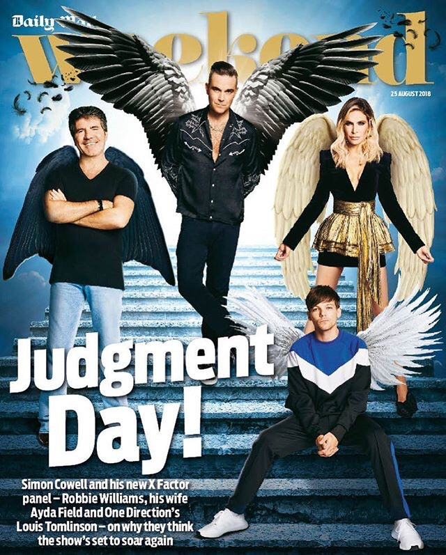UK Weekend Magazine August 2018 Louis Tomlinson Robbie Williams Richard Armitage