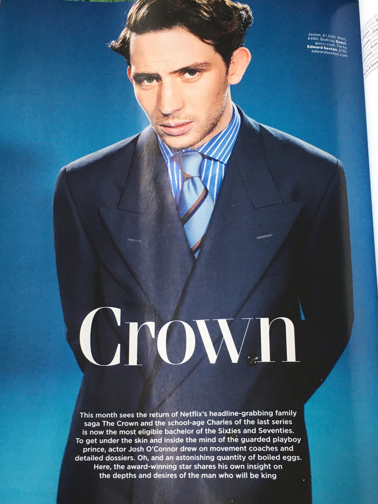 British GQ Magazine December 2019: JOSH O'CONNOR THE CROWN