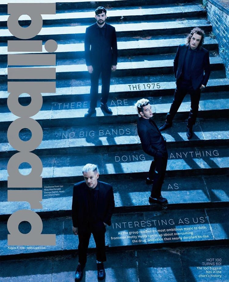 US Billboard Magazine August 2018: The 1975 Matty Healy Cover