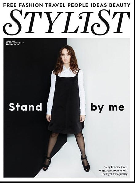 UK Stylist Magazine Feb 2019: Felicity Jones Cover