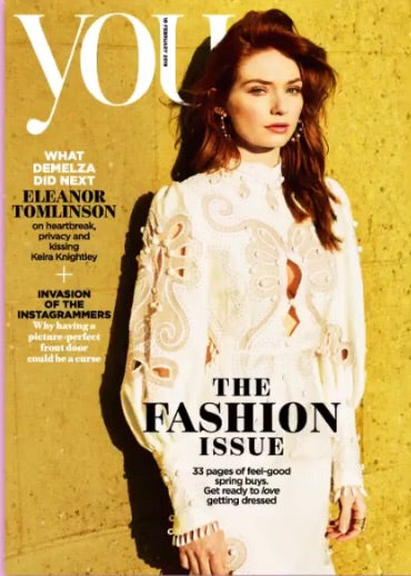 UK You Magazine Feb 2019: Eleanor Tomlinson Poldark Cover Story