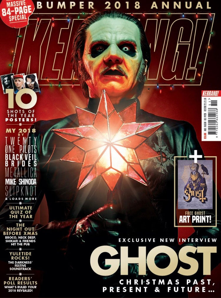UK Kerrang! Magazine December 2018 Ghost Cover