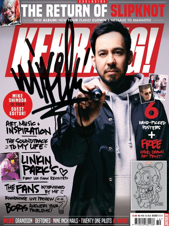 UK Kerrang! Magazine March 2019: Mike Shinoda Linkin Park Guest Edits - Nine Inch Nails
