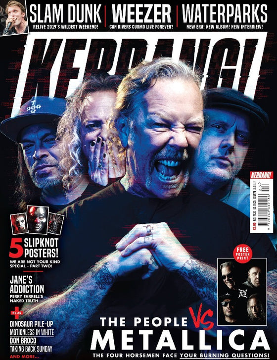 Kerrang! Magazine 8th June 2019: Metallica + Exclusive Poster Print