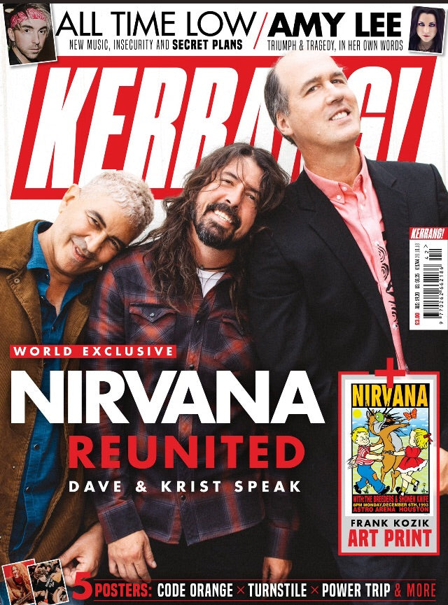 UK Kerrang! Magazine October 2018 Dave Grohl Nirvana Reunited Exclusive + Free Art Print