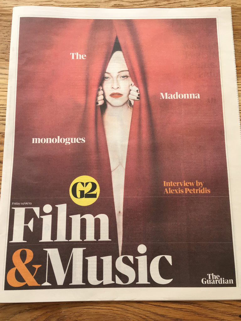 GUARDIAN (G2) Supplement 14 June 2019 Madonna Cover And Interview