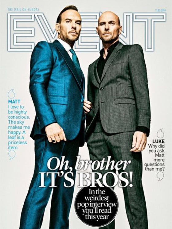 UK Event Magazine March 2019: Bros Cover Interview