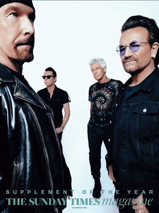 UK Sunday Times Magazine September 2018: U2 Bono Exclusive