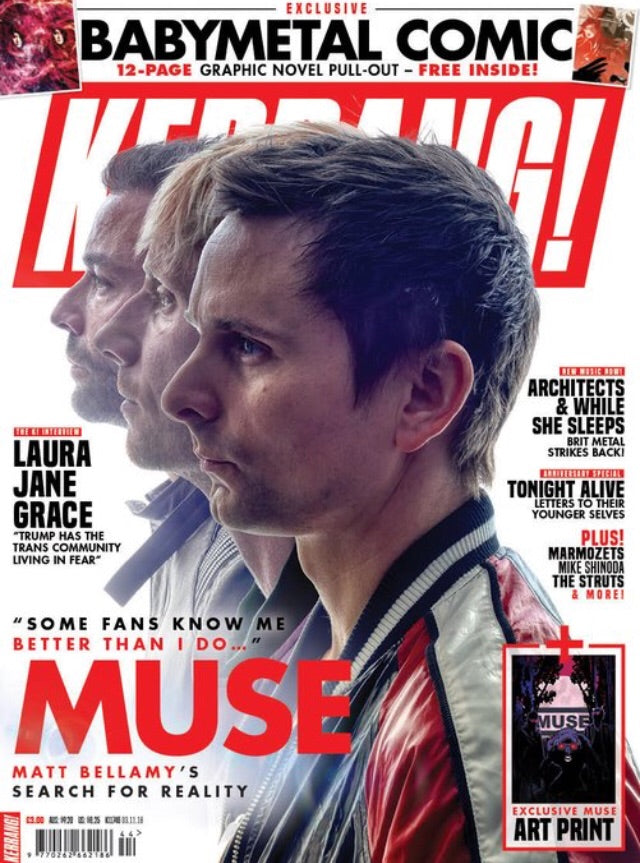 UK Kerrang! Magazine 3 Nov 2018: Muse World Exclusive - Babymetal 12 Page Comic