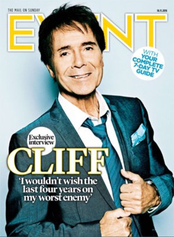UK Event Magazine November 2018: Cliff Richard Cover Exclusive